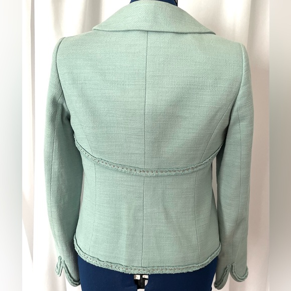 Classiques Entier Robin’s Egg Blue Blazer with Button/Snaps - Picture 6 of 14